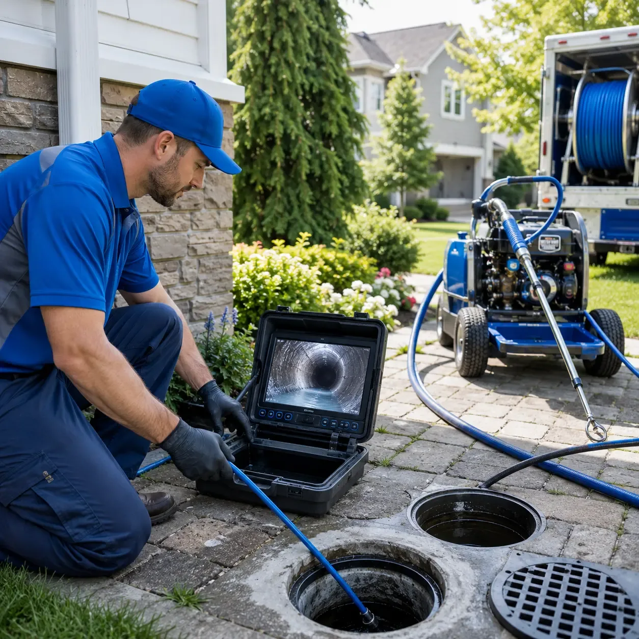 Outdoor drain cleaning professionals serving New Hope, KY